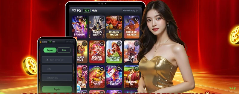 Comparação APP mobile vs versão web da 7ff